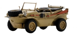 Schuco 451350010 - 1:35 - Deutscher Schwimmwagen Typ 166 - dunkelgelb